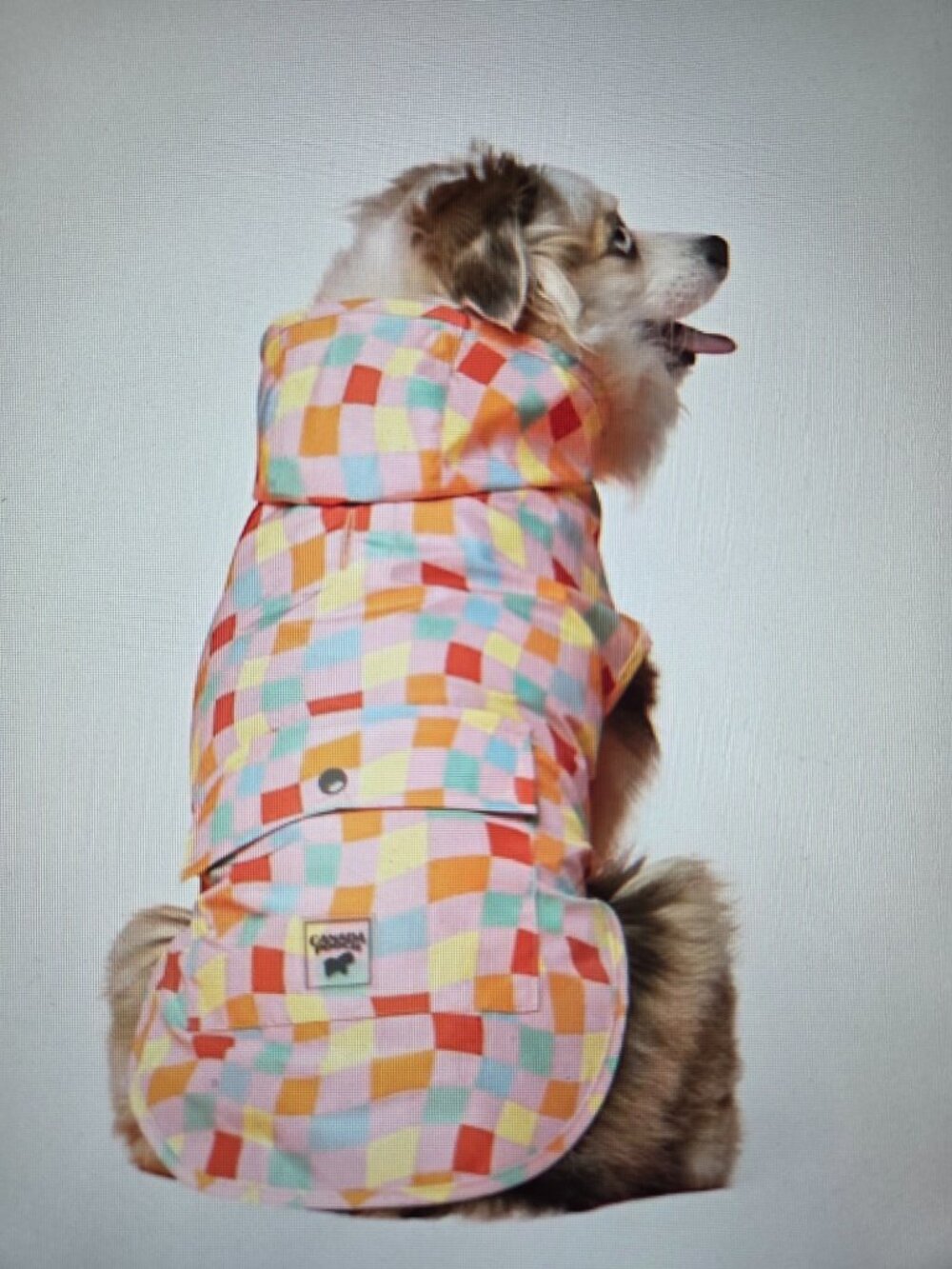 Canada Pooch Raincoat Hooded Jacket Size S 12"